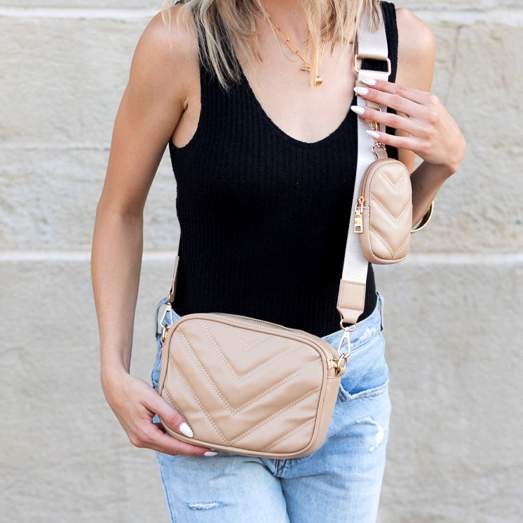 Elsie Quilted Crossbody - EveryNest