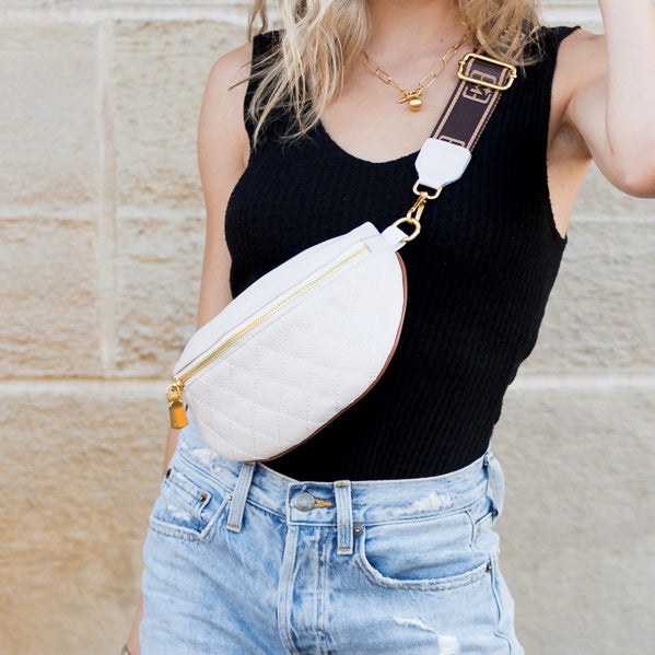 Myra Quilted Crescent Sling - EveryNest
