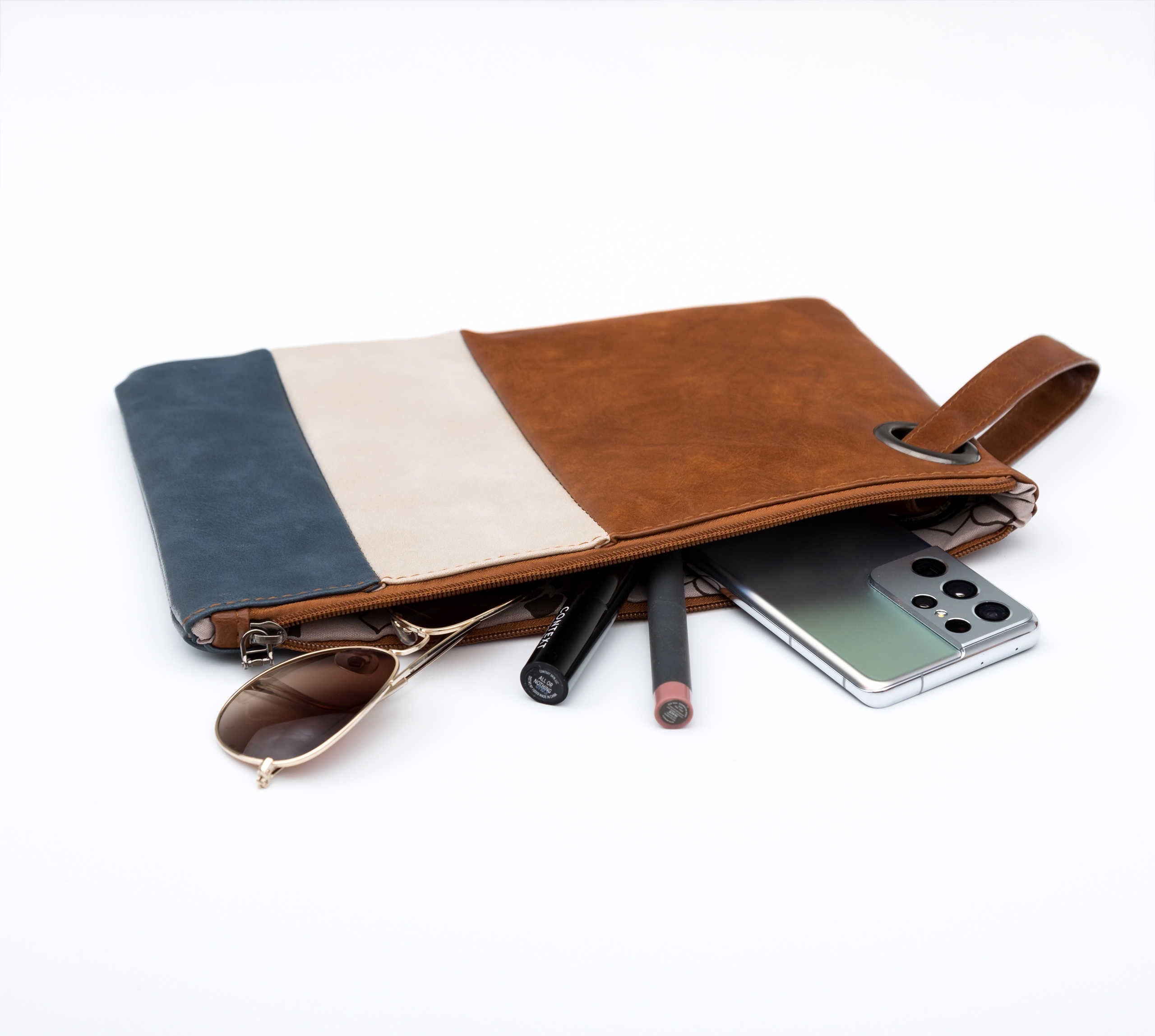 Oversize Everyday Color Block Clutch - EveryNest