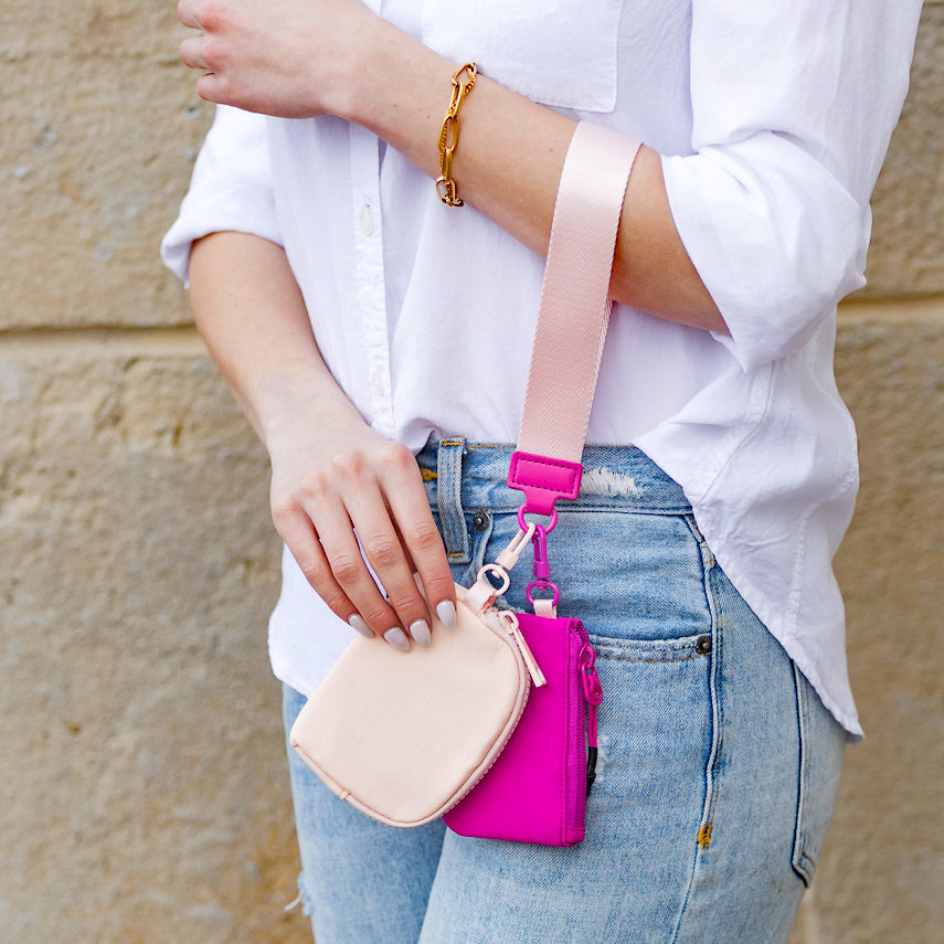 Clippable Dual Pouch Wristlet Wallet - EveryNest