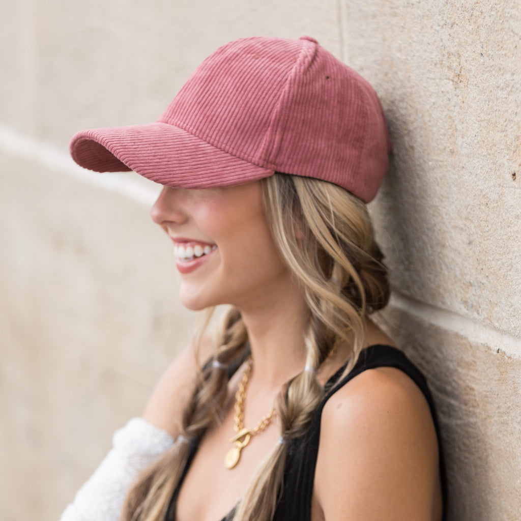 Corduroy Boyfriend Ball Cap