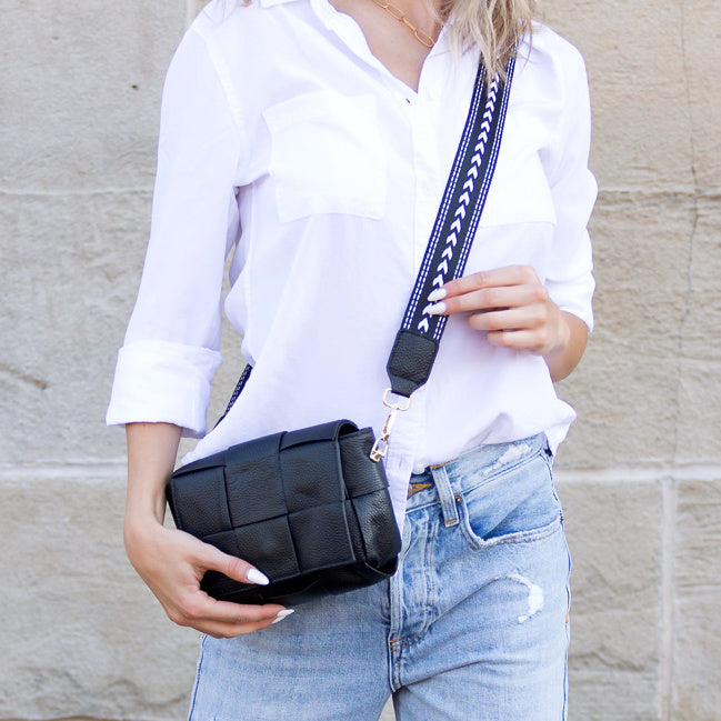Margot Foldover Leather Crossbody - EveryNest