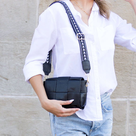 Margot Foldover Leather Crossbody - EveryNest