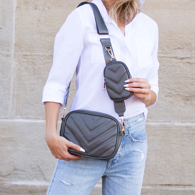 Elsie Quilted Crossbody - EveryNest