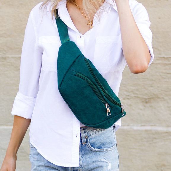Amari Corduroy Sling Crossbody Belt Bum Fanny Waist Bag