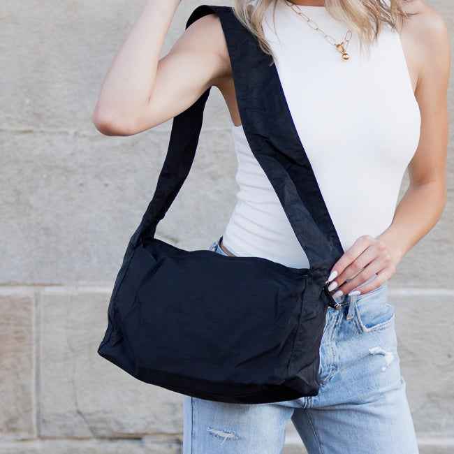 Reese Convertible Nylon Messenger Bag