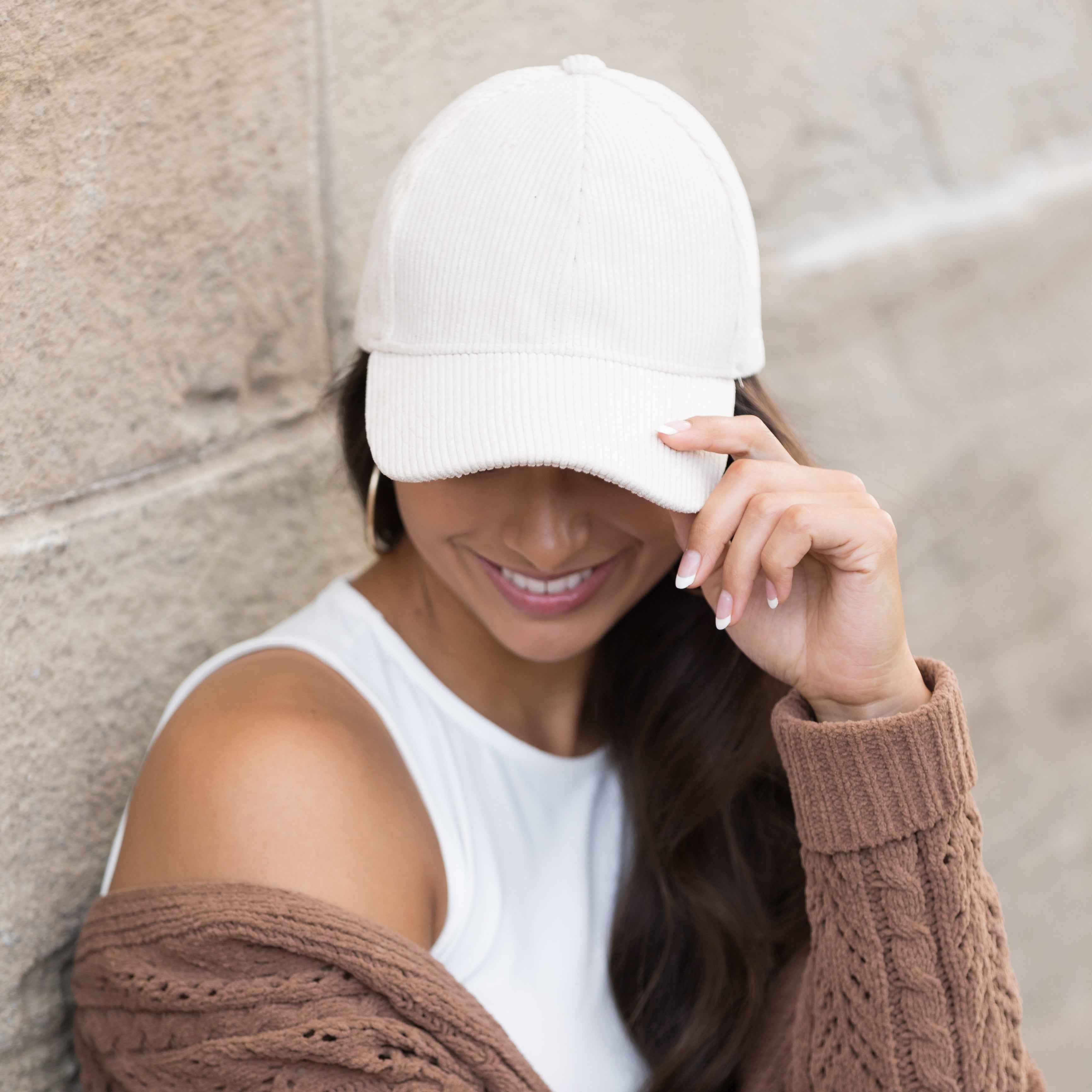 Corduroy Boyfriend Ball Cap