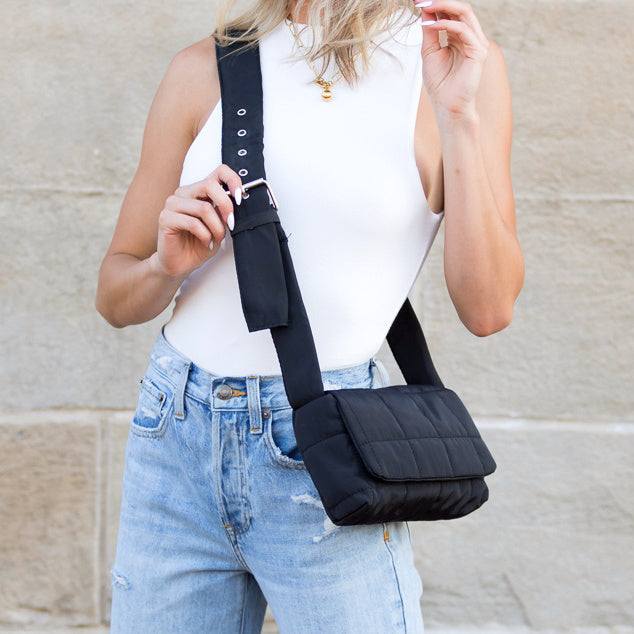 Selma Foldover Puffer Crossbody - EveryNest