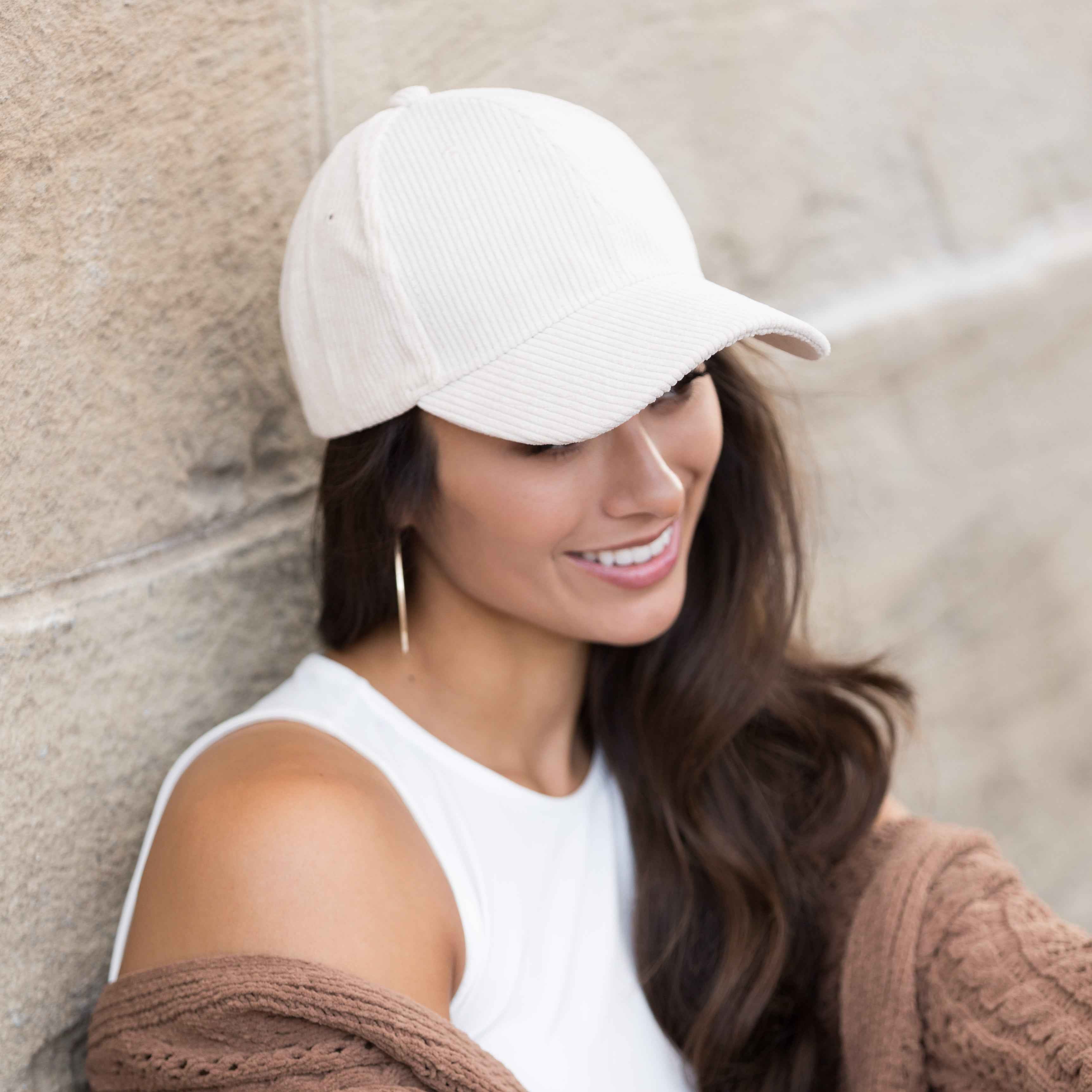 Corduroy Boyfriend Ball Cap