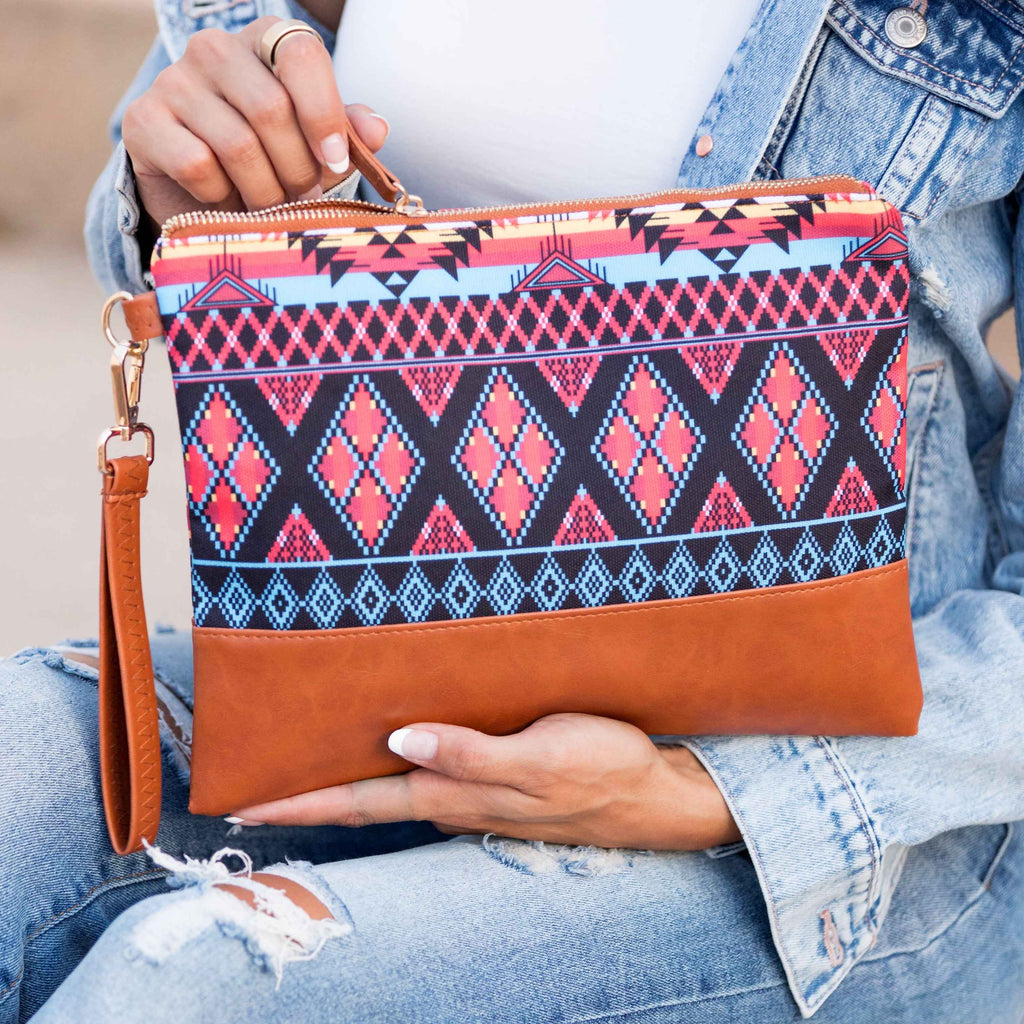 Aztec Boho Clutch