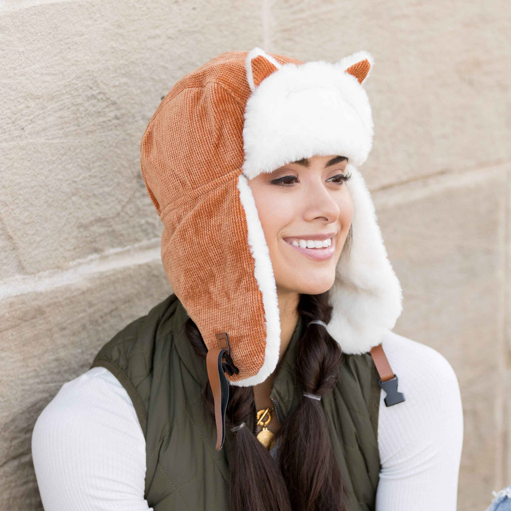 Kitten Ear Trapper Hat