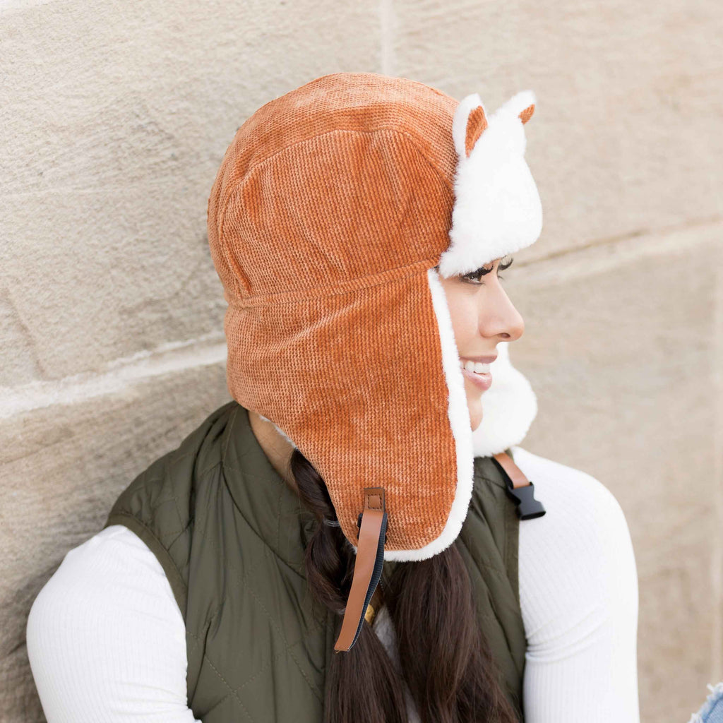Kitten Ear Trapper Hat