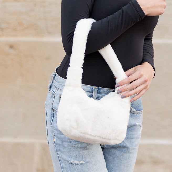 Izzie Plush Shoulder Bag