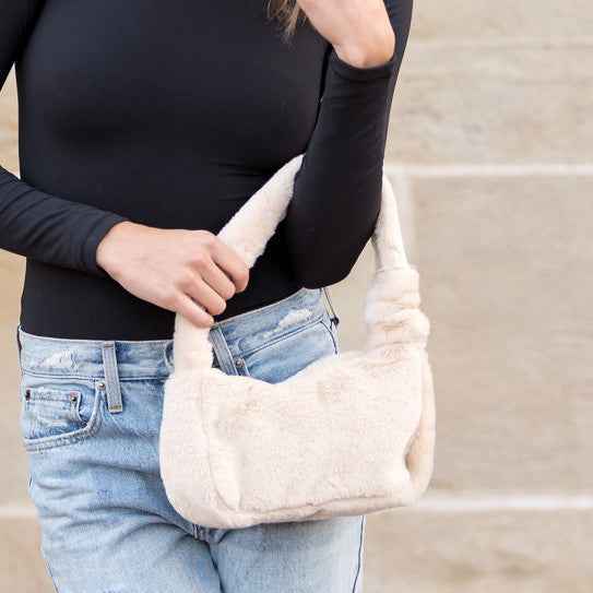 Izzie Plush Shoulder Bag