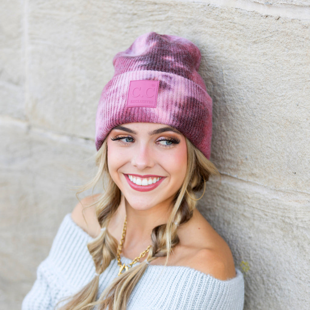 C.C® Tie Dye Boyfriend Beanie