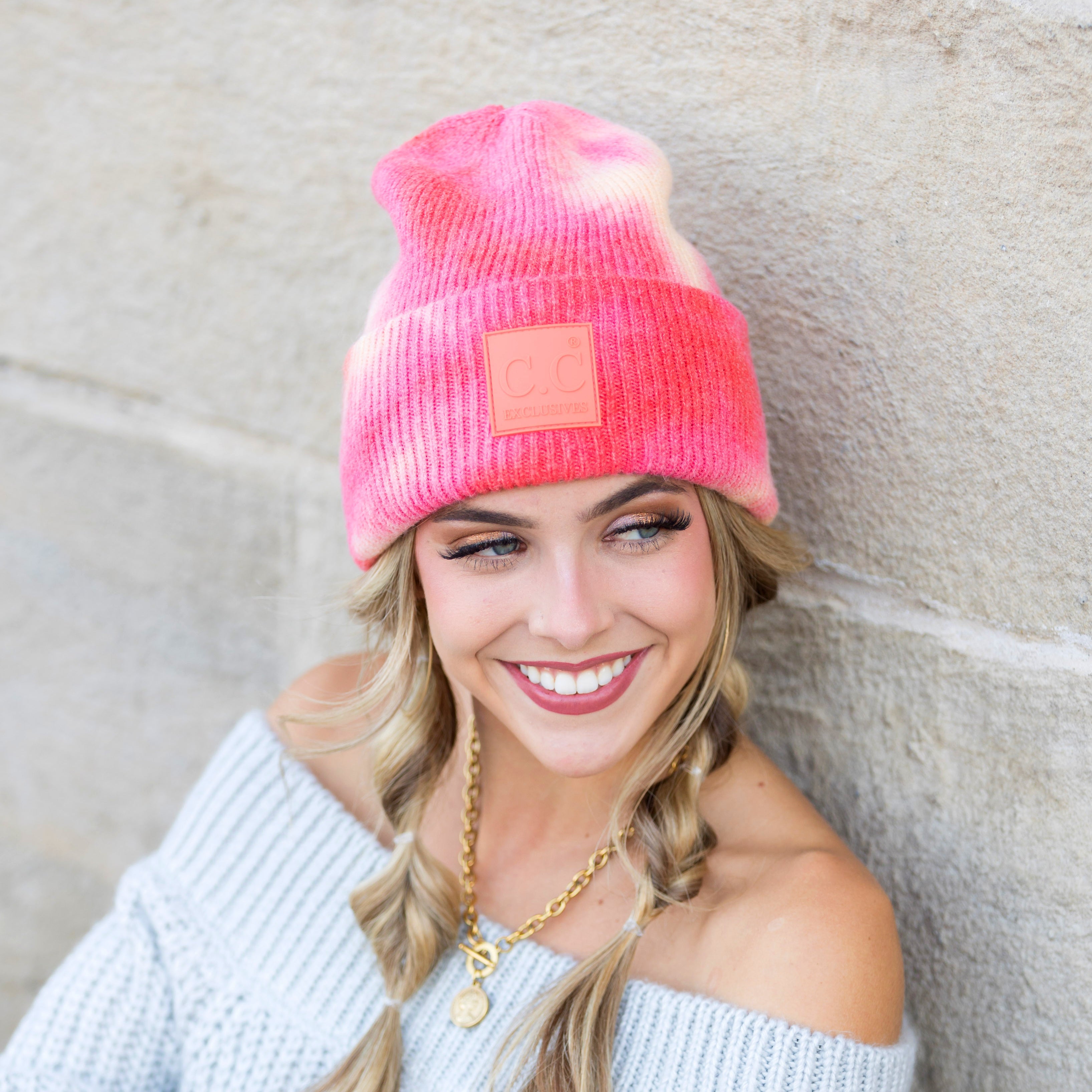 C.C® Tie Dye Boyfriend Beanie