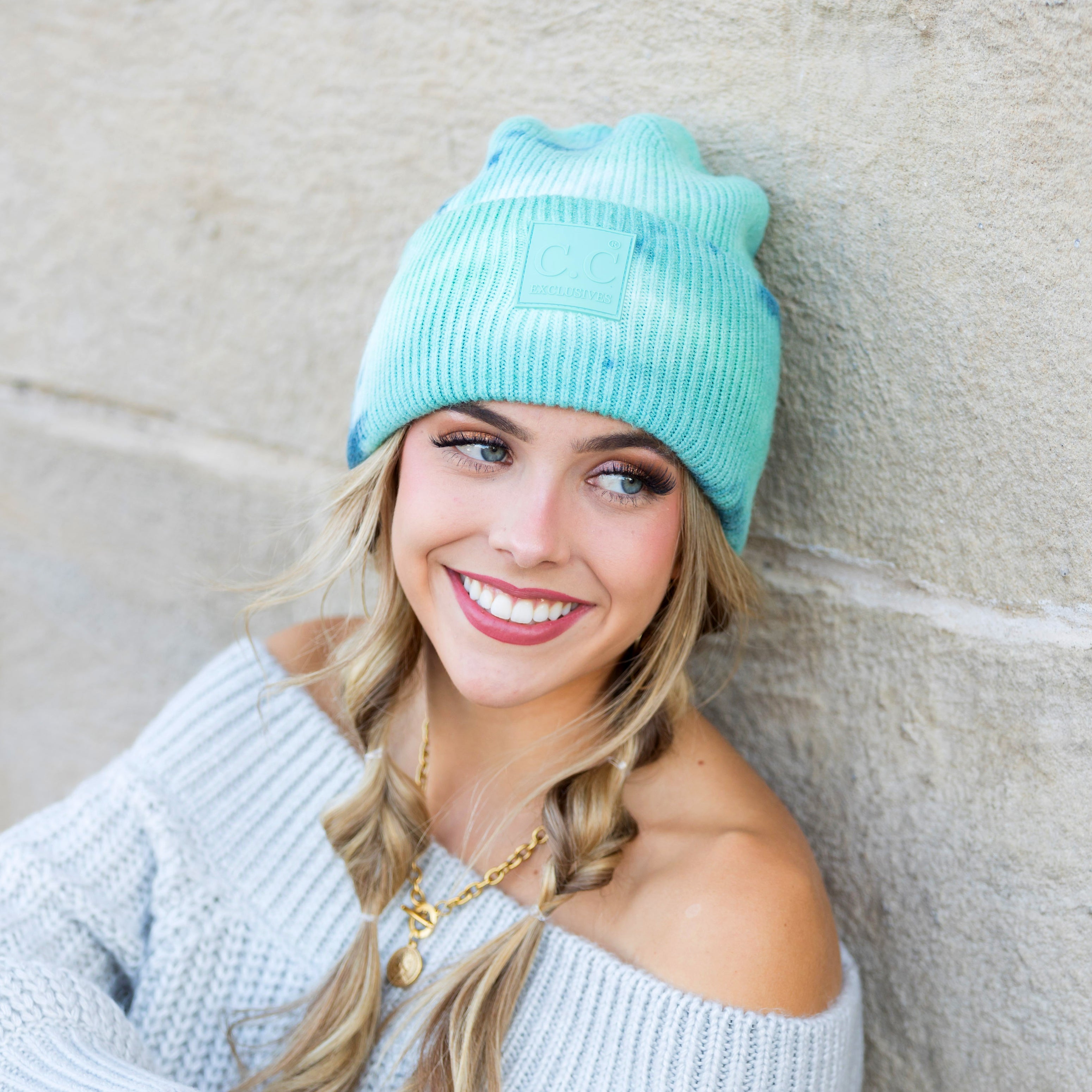 C.C® Tie Dye Boyfriend Beanie