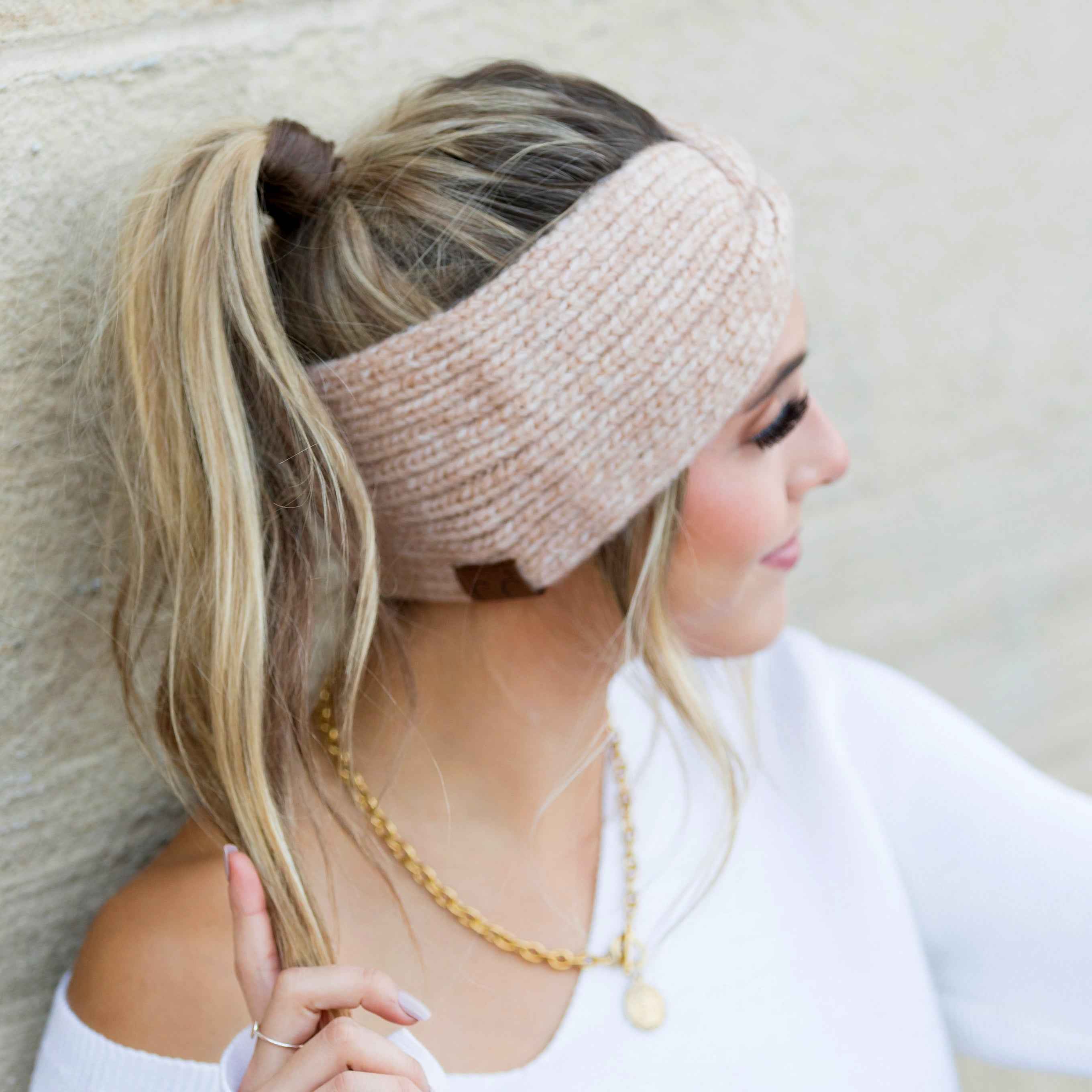 C.C® Cozy Marled Headwrap