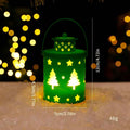 Nordic Style Creative Festival Decoration Ornament Christmas Candle Lamp LED Lantern Wind Lantern Electronic Candle