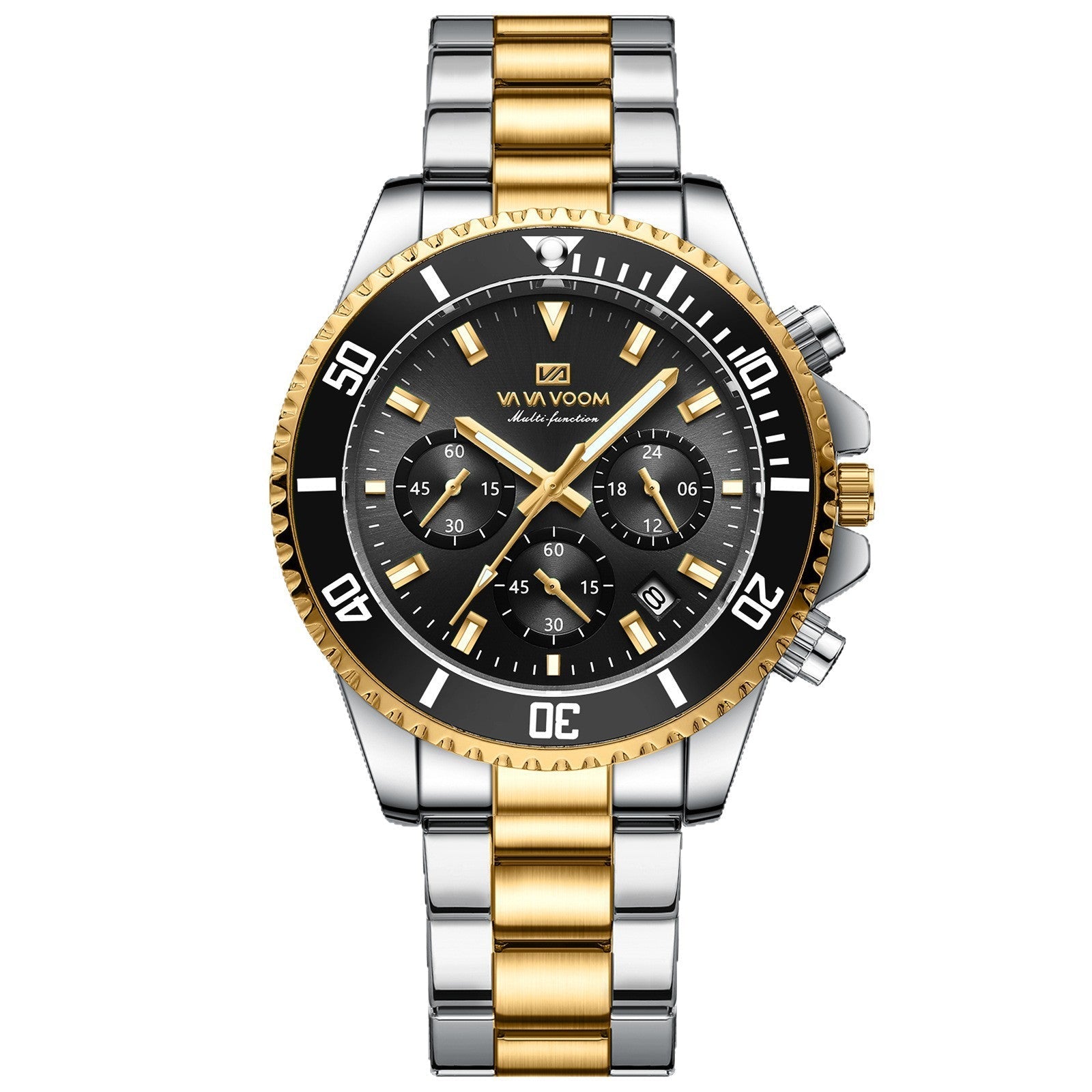 TREND New Men's Elegant Watch Waterproof And Scratch Resistant Stylish Stainless Steel Durable Wrist Watch