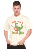 Born To Be A Rock Star Men's Bamboo Viscose/Organic Cotton Short Sleeve Graphic T-Shirt