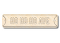 Unfinished Wood Ho Ho Ho Ave Street Sign | 3 Piece | Layered Street Sign | up to 46" DIY