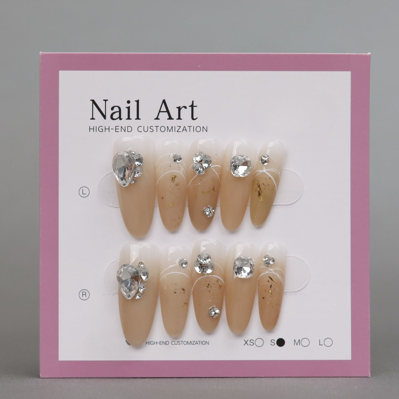 White Nail Wear Nail Art Reusable Press on Nails False Nails