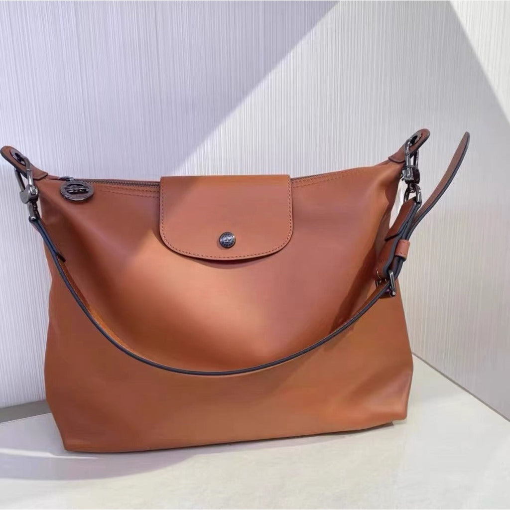 Hobo shoulder bag, boho grey women's bag, Crossbody shoulder bag, large capacity versatile women's hobo bag
