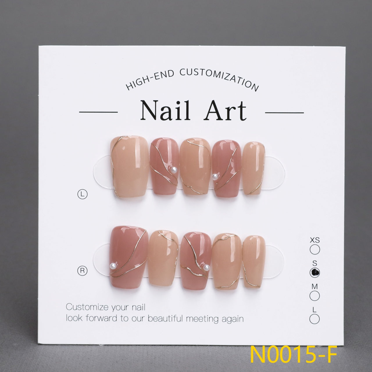 White Nail Wear Nail Art Reusable Press on Nails False Nails