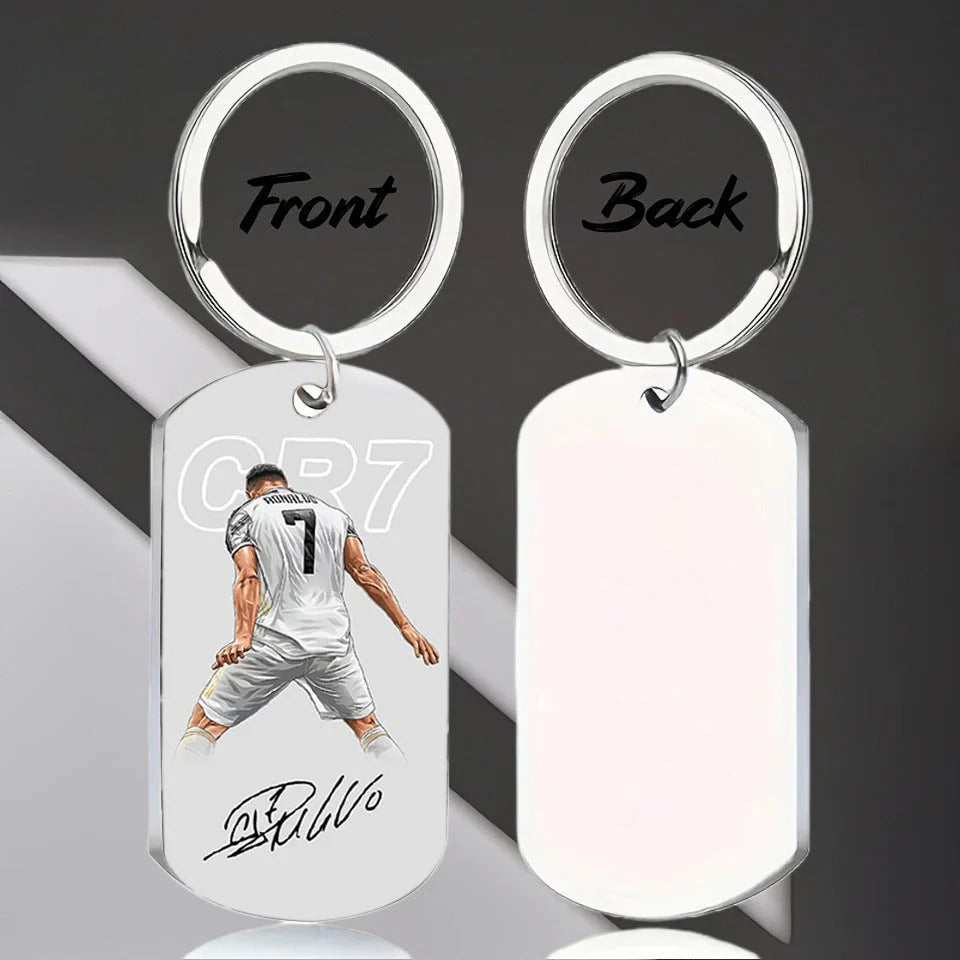 Personalized Keychains for Women Customized Key Chains Men Engraved Name Inspirational Stainless Steel Dog Tag