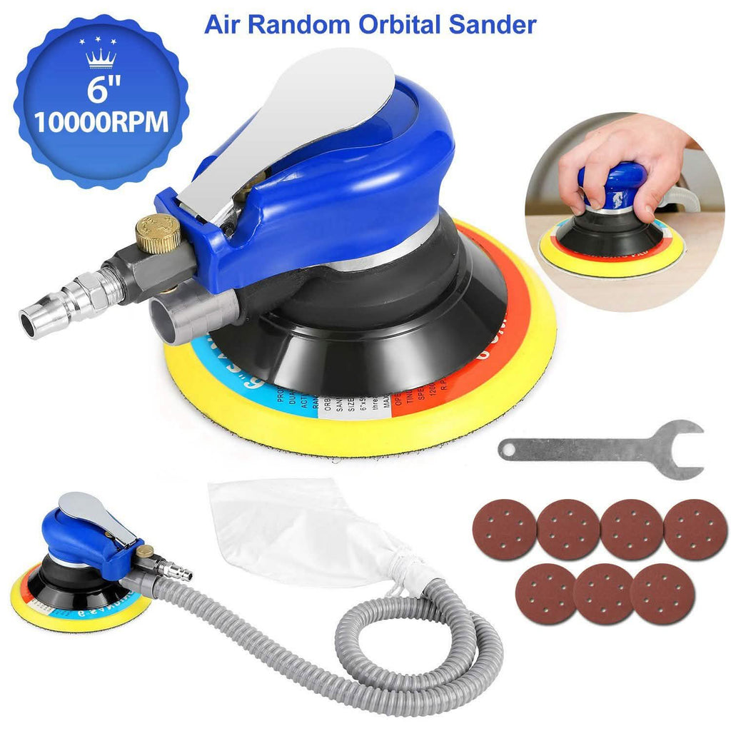 6" Air Random Orbital Sander Pneumatic