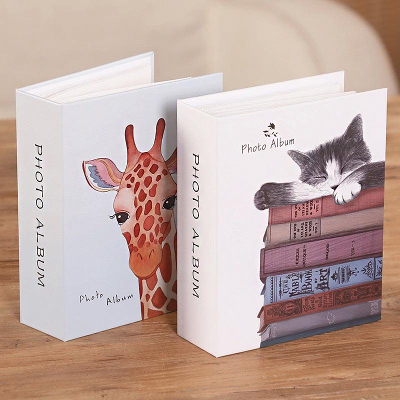 6 Inch Photo Album 100 Pockets Picture Storage Scrapbooking Sticker Case Cartoon Photo Album Book Frame for Children Gift House Decoration DIY Memorable Gifts For Loved Ones