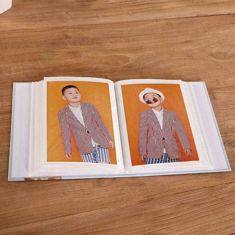 6 Inch Photo Album 100 Pockets Picture Storage Scrapbooking Sticker Case Cartoon Photo Album Book Frame for Children Gift House Decoration DIY Memorable Gifts For Loved Ones