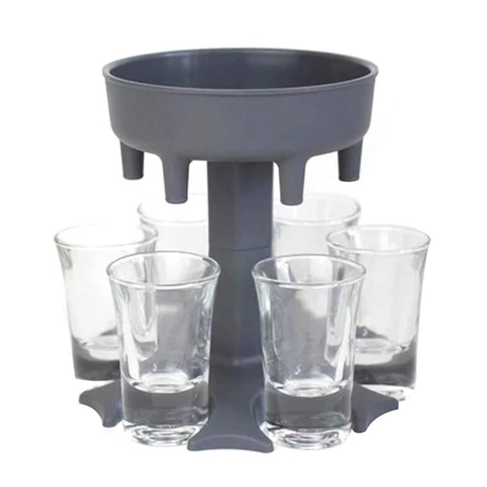 6 Shot Glass Dispenser and Holder