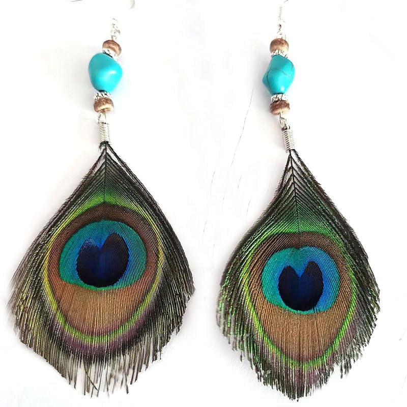Faux Fur Pom Pom Tassel Drop Dangle Earrings Set