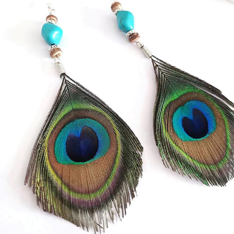 Faux Fur Pom Pom Tassel Drop Dangle Earrings Set