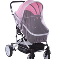Baby carriage universal mosquito net-white-1 pack