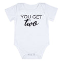 Twin baby jumpsuit