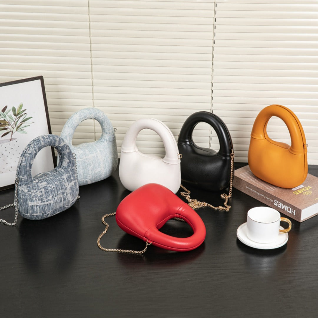 Women's Small Shoulder Bag, Versatile Magnetic Button Tote Evening Purse, Evening Bags for Women Formal