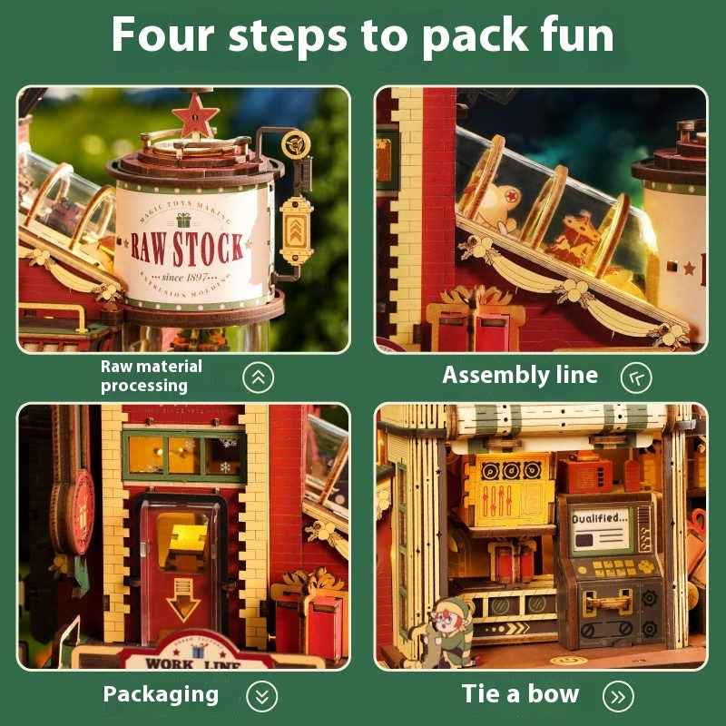 3D Puzzle Wooden Assembly Block Toy