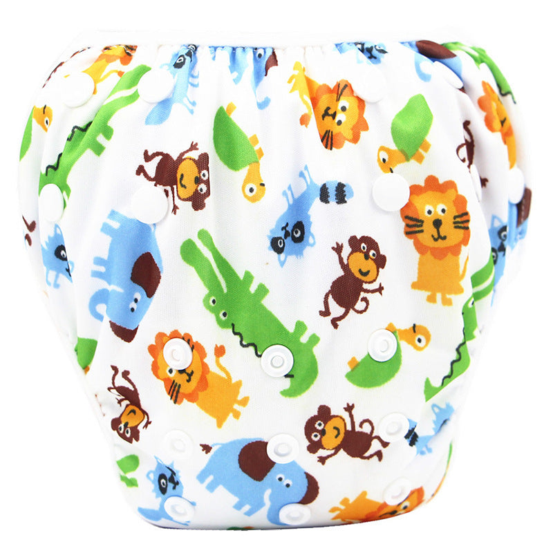 Fashionable Children's Cartoon Swim Trunks