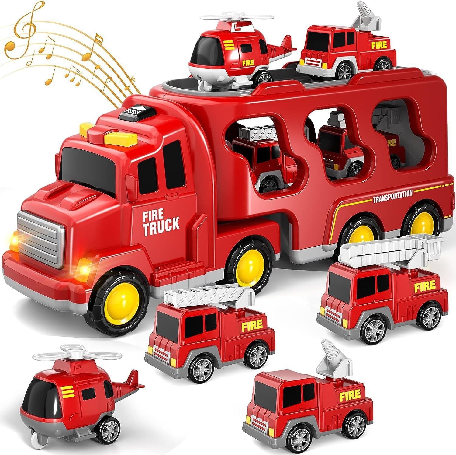 Engineering Vehicle Toy For Kids With Lights And Music