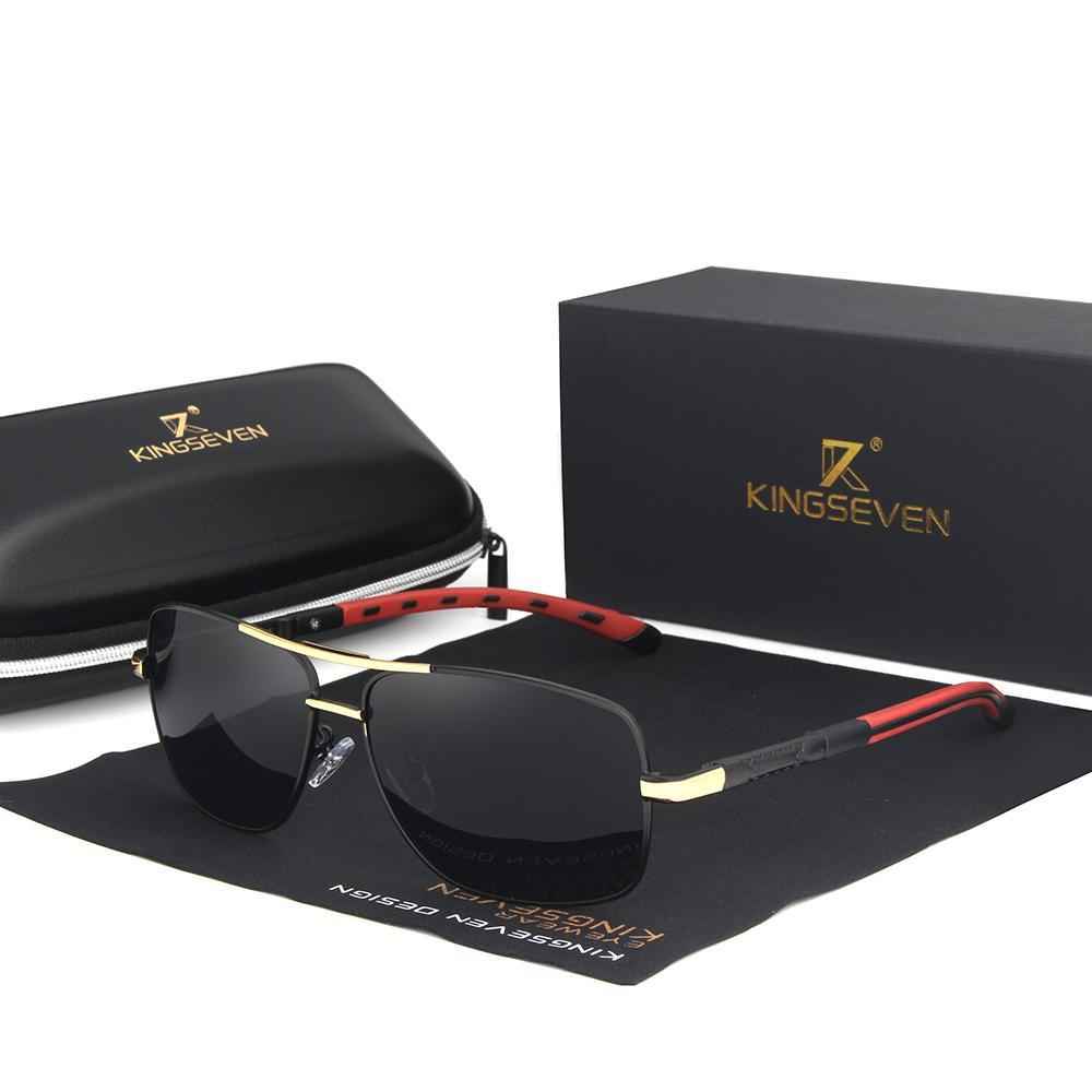 Brand Designer Men's Aluminum Magnesium Sun Glasses Polarized Mirror Lens Male Eyewear Sunglasses For Men