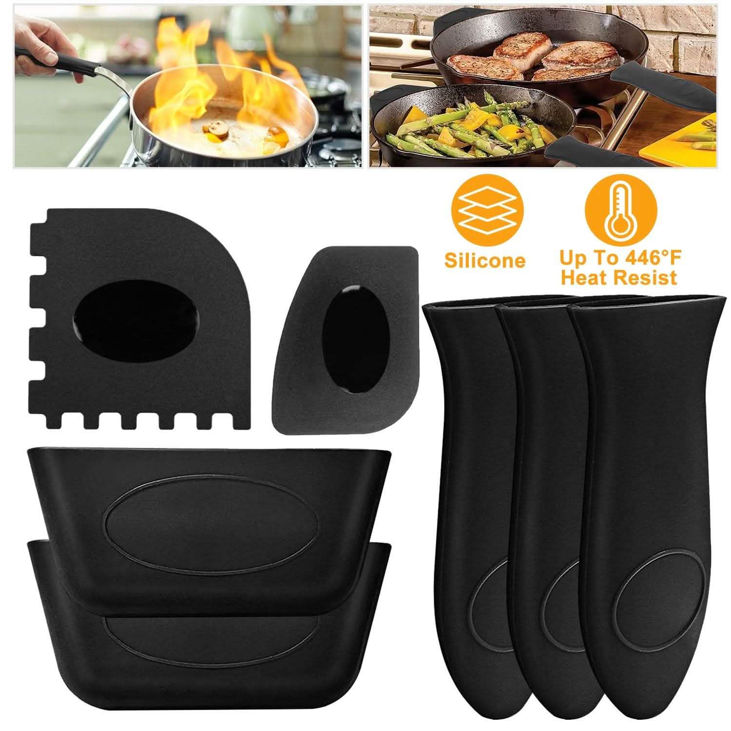 7-Piece: Silicone Hot Handle Holder