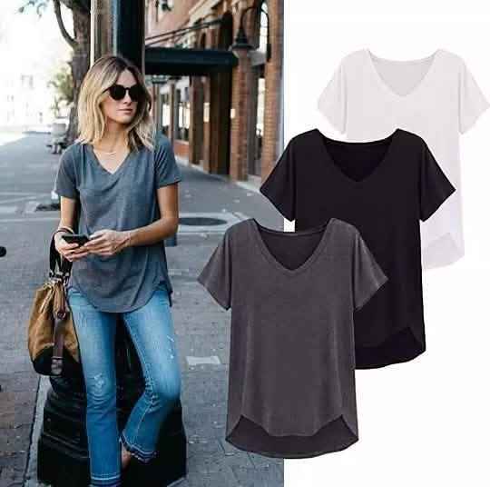 Loose Cut Casual Short Sleeve Top - Assorted Sizes