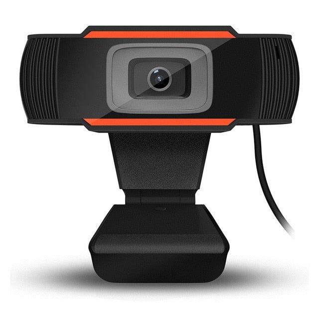 720p HD Webcam with Mic Rotatable PC Desktop Web Camera Cam Mini Computer WebCamera Cam Video Recording Work Video Calling and Recording For Camera Desktop OR Laptop Gaming Conferencing & Working