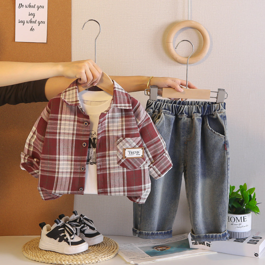 2026 Kids New Casual Trendy 3-Piece Set