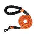 Pet Reflective Dog Leash Multi-color Round Rope Dog Chain Comfortable Handle Set
