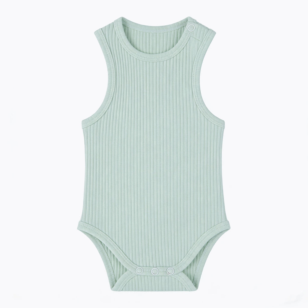 Baby Romper Knitted Ribbed Infant Onesie