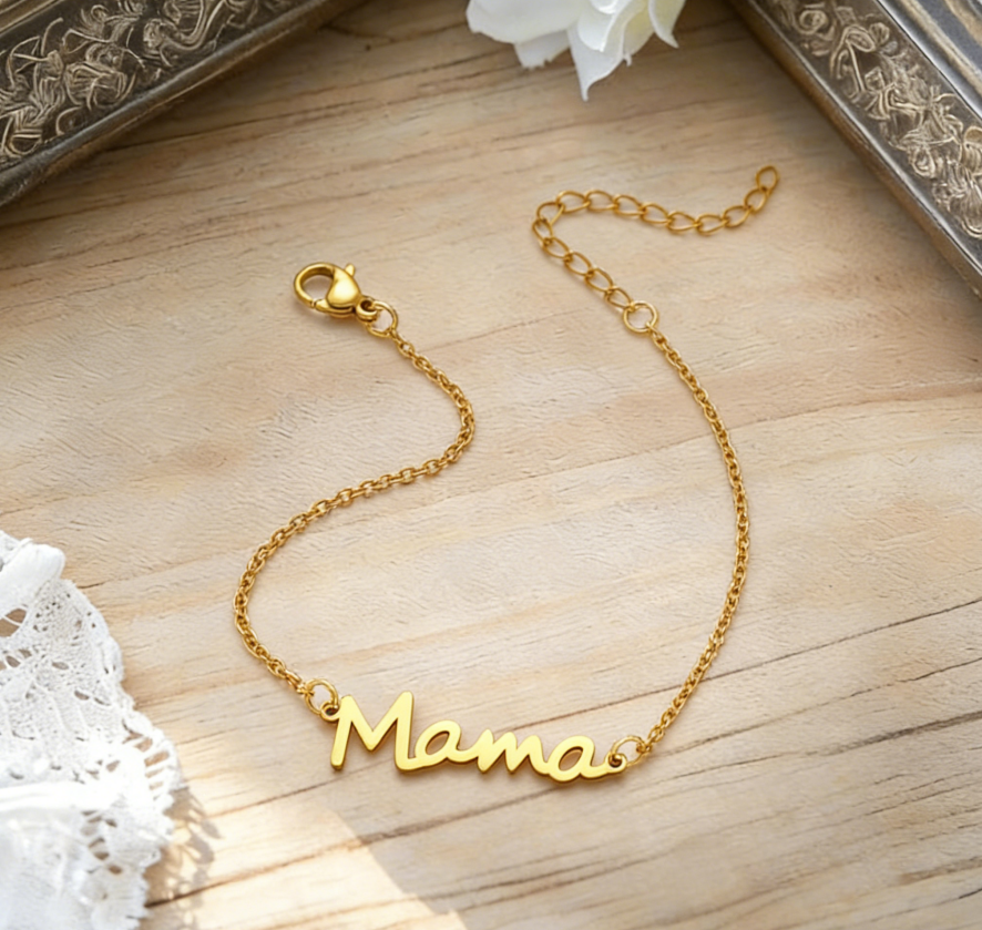 Mama Letter Stainless Steel Necklace